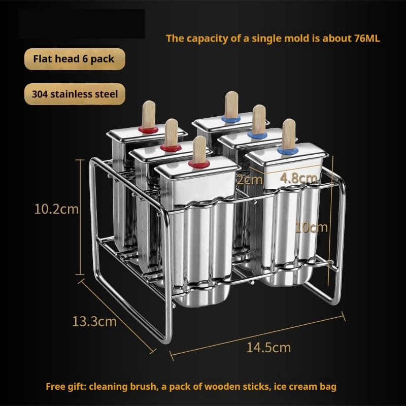 stainless steel ice cream mold