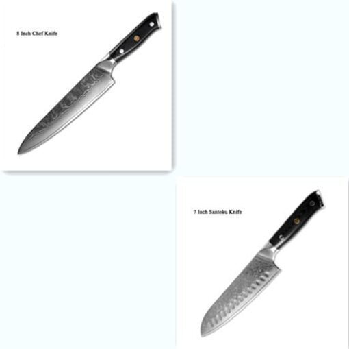 Damascus Steel Japanese Knife