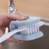 Knife cleaning brush