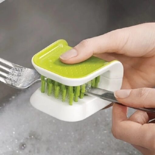 Knife Cleaning Brush – U-Shaped Cutlery Scrub Brush for Kitchen Cleaning - Image 2