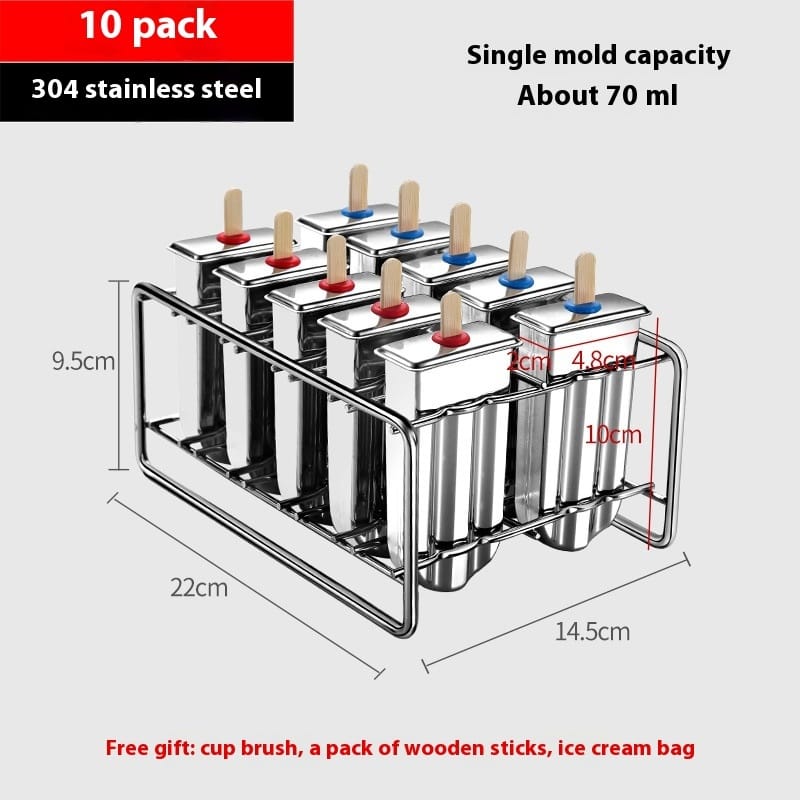 stainless steel ice cream mold