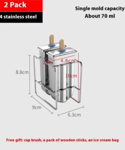 stainless steel ice cream mold
