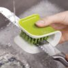 Knife cleaning brush