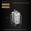 stainless steel ice cream mold
