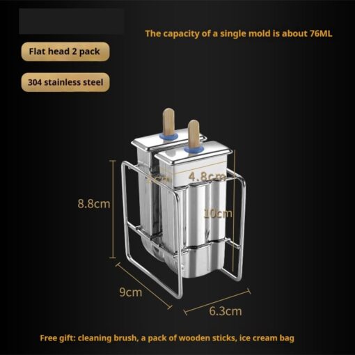 stainless steel ice cream mold