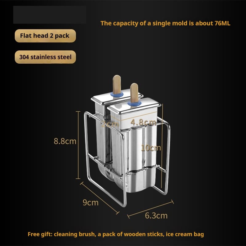 stainless steel ice cream mold