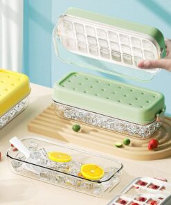 Ice Cube Maker – 24 Grid Food Grade Tray with Ice Shovel
